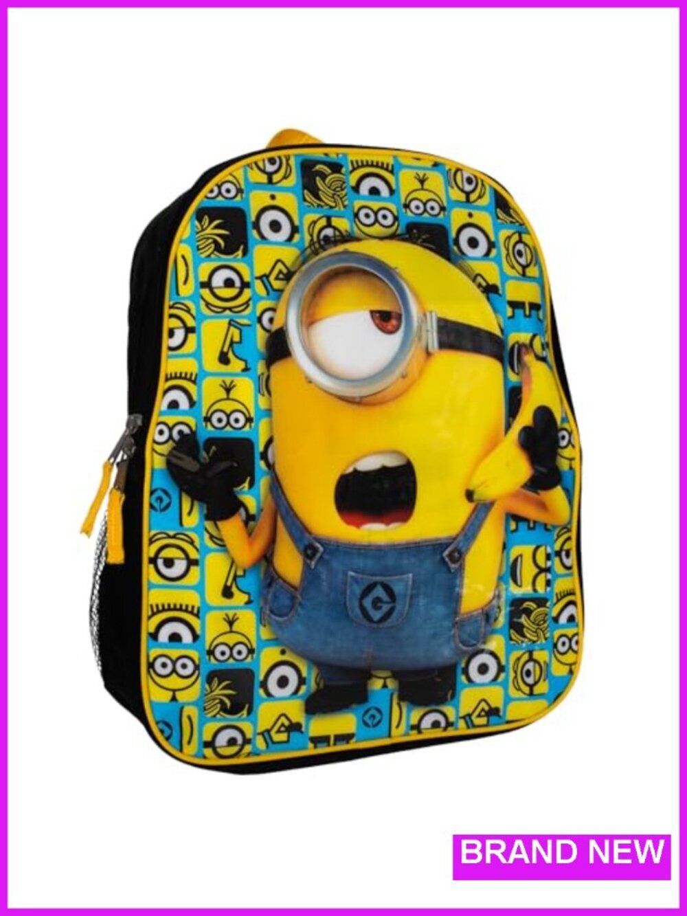 Kids Backpack, 15" Despicable Me School Bag